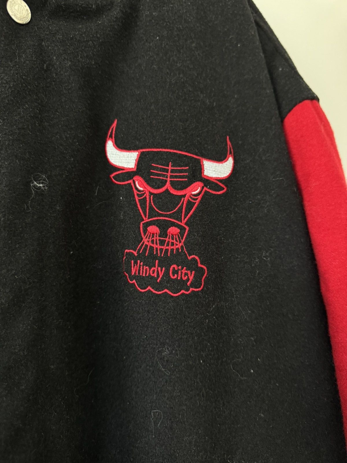 Jeff Hamilton Jeff Hamilton JH Designs Chicago Bulls Varisty Shell Jacket Size US XL / EU 56 / 4 - 4 Thumbnail