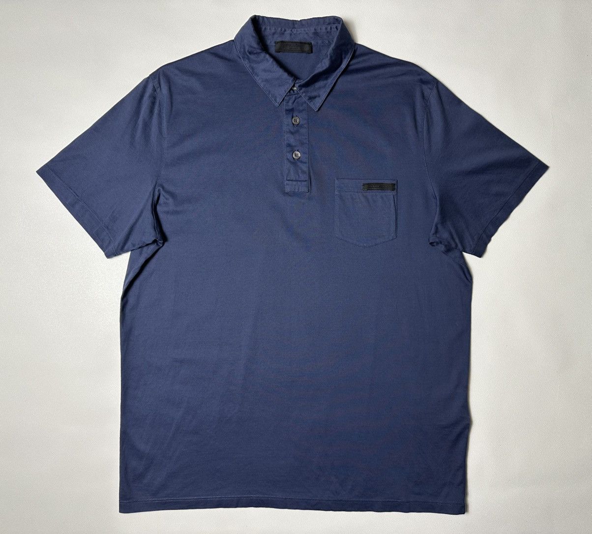 Prada Prada polo legit size L fits M mens mint 🤌🏼 Size US L / EU 52-54 / 3 - 3 Thumbnail