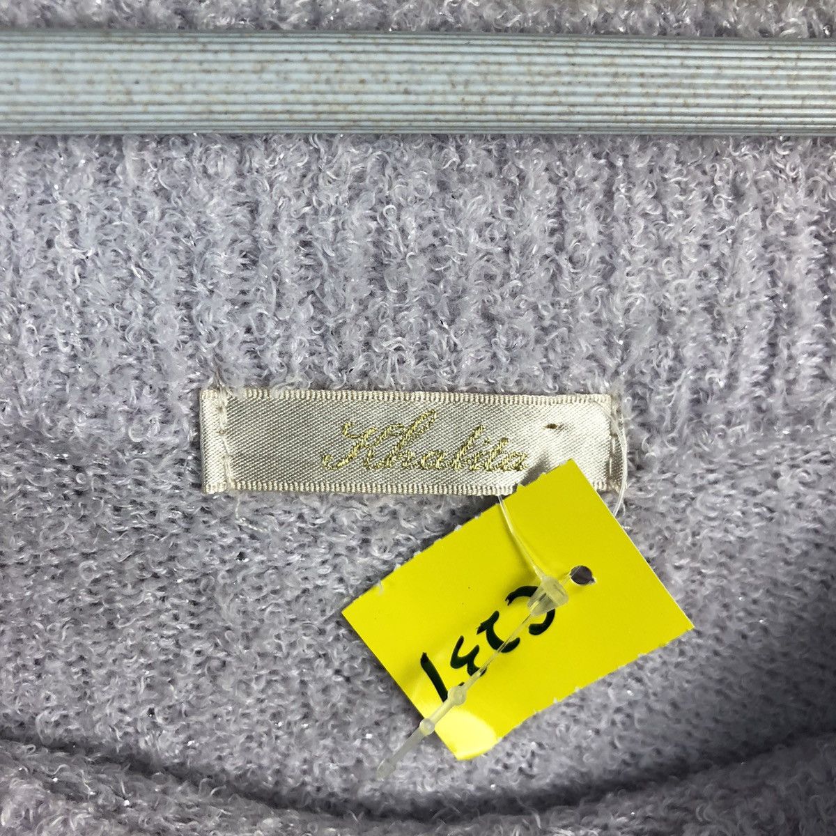 Homespun Knitwear × Japanese Brand DL Khalita Purple vintage Knitwear #C237 Size S / US 4 / IT 40 - 9 Thumbnail