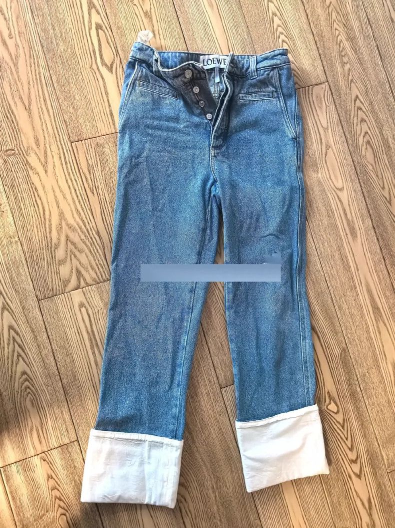 Loewe LOEWE Flip-flop jeans Size 42" / US 20 - 1 Thumbnail
