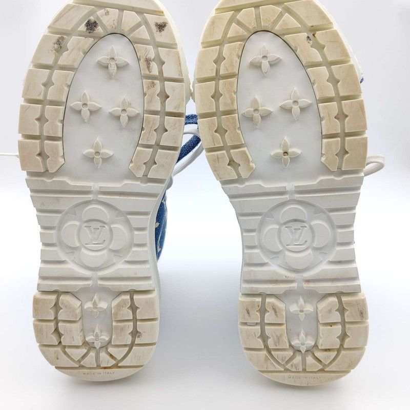 Louis Vuitton Louis Vuitton Squad Boot Monogram High-Top Sneakers -2505 Size US 9 / EU 42 - 4 Thumbnail