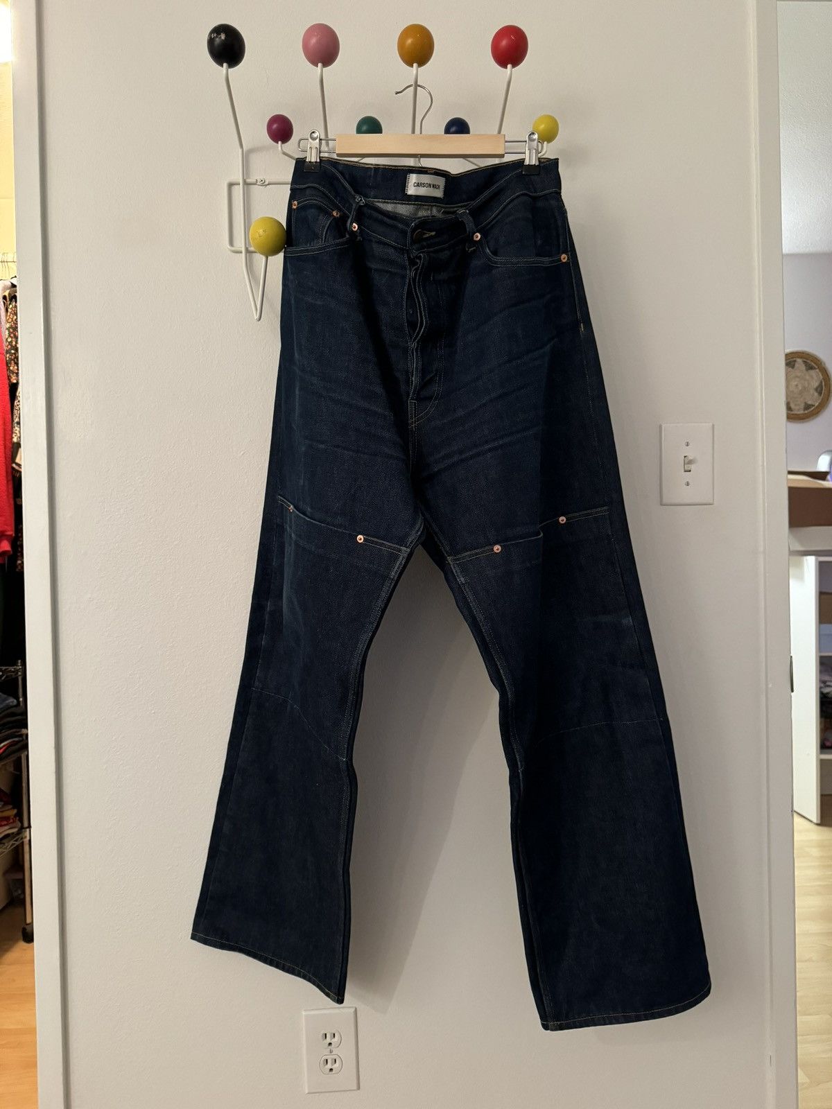 image of Carson Wach The Original 333 in Navy, Men's (Size 34)