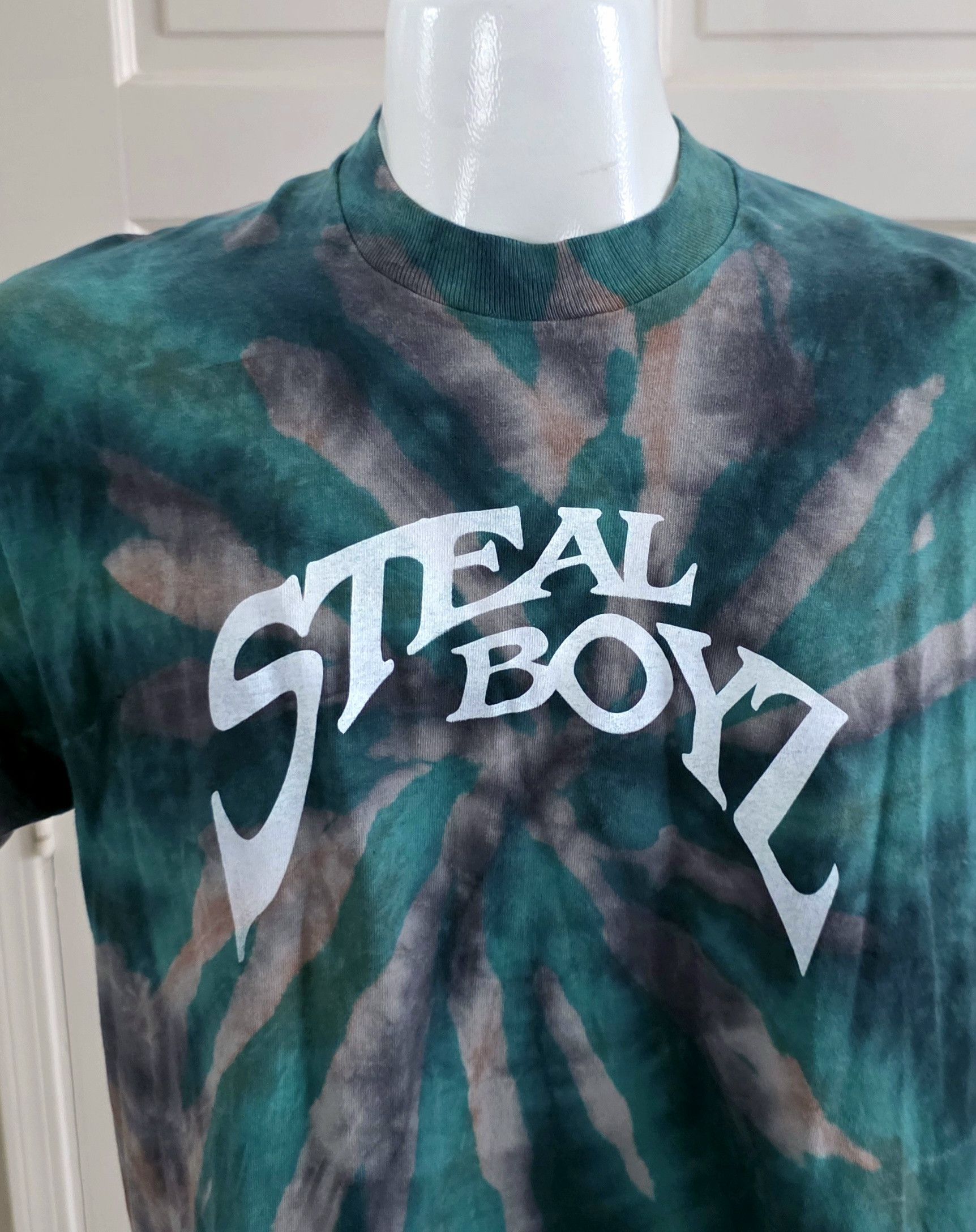 Other Steal Boyz Green multicolored Tiedye Men’s T Shirt Streetwea Size US M / EU 48-50 / 2 - 2 Thumbnail