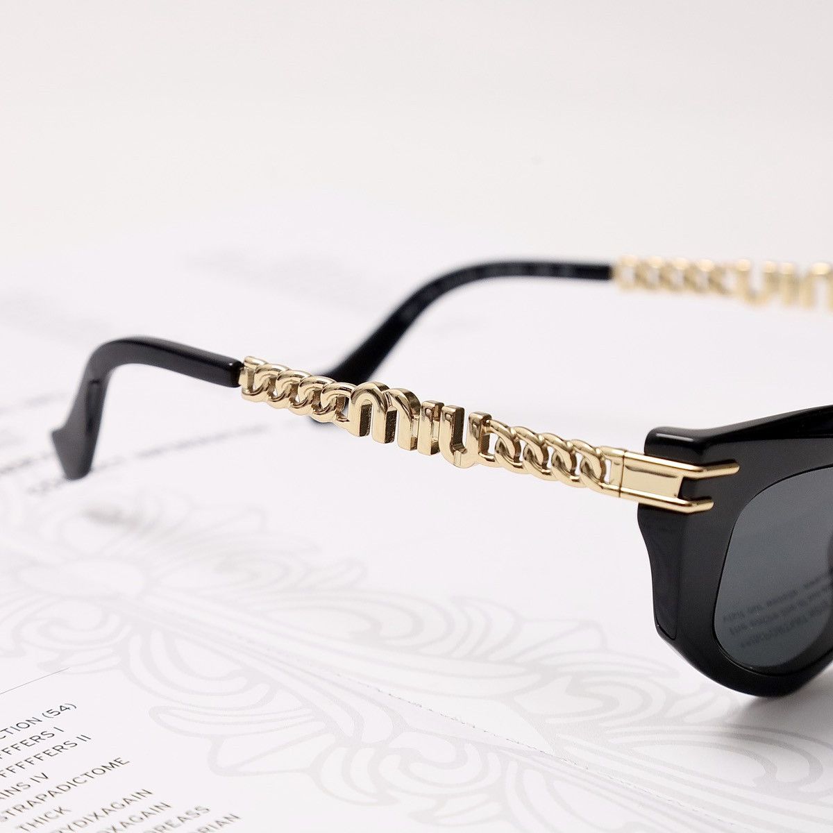 Miu Miu MIU MIU 0MU 12WS SUNGLASSES Size ONE SIZE - 3 Thumbnail