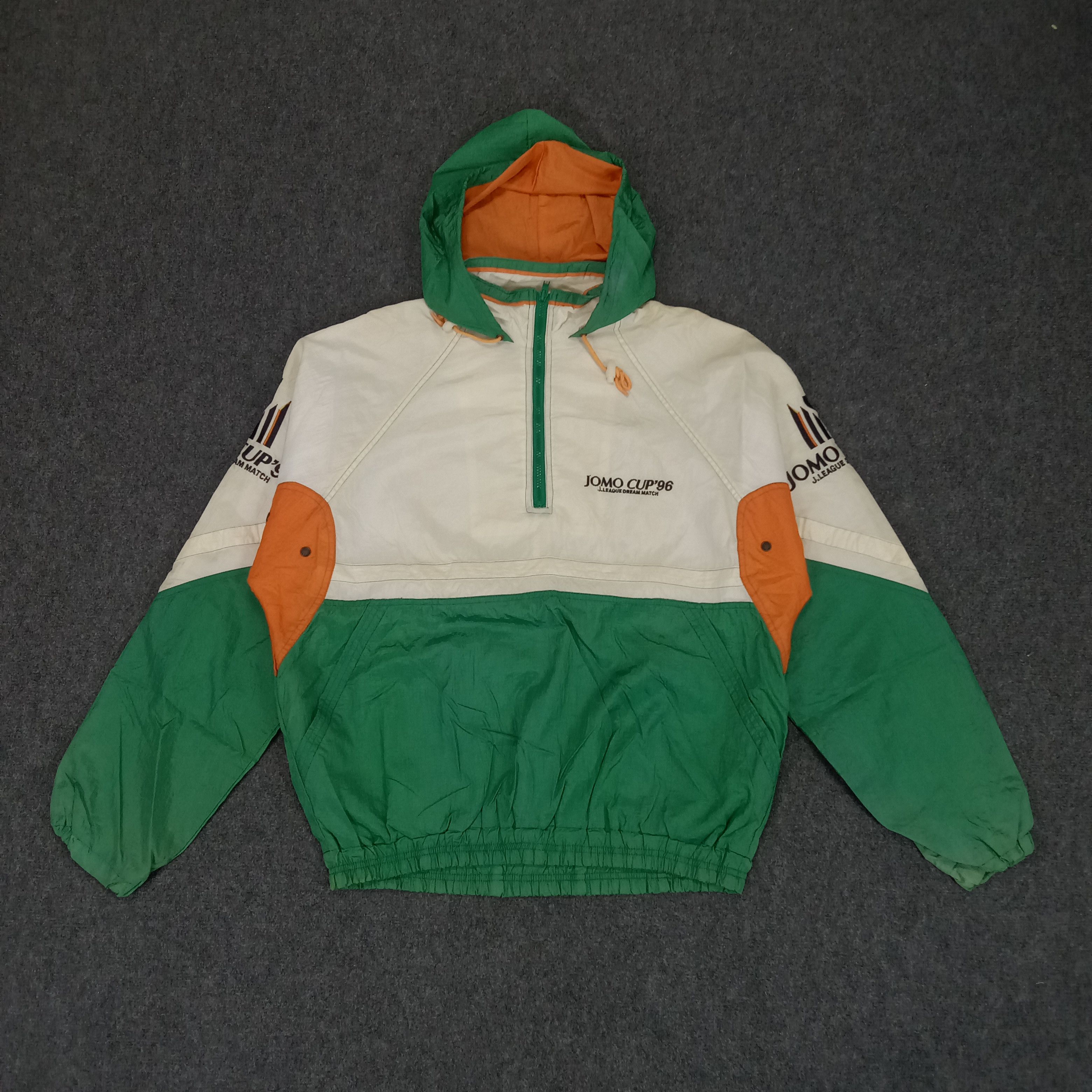 Japanese Brand × Vintage Jomo Cup 96 Japanese Soccer Sportswear Jacket Size US L / EU 52-54 / 3 - 1 Thumbnail