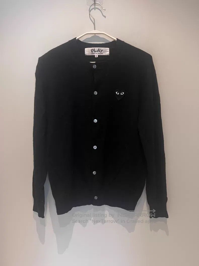 Comme des Garcons Comme Des Garcons Black Wool Cardigan Size XL / US 12-14 / IT 48-50 - 1 Thumbnail
