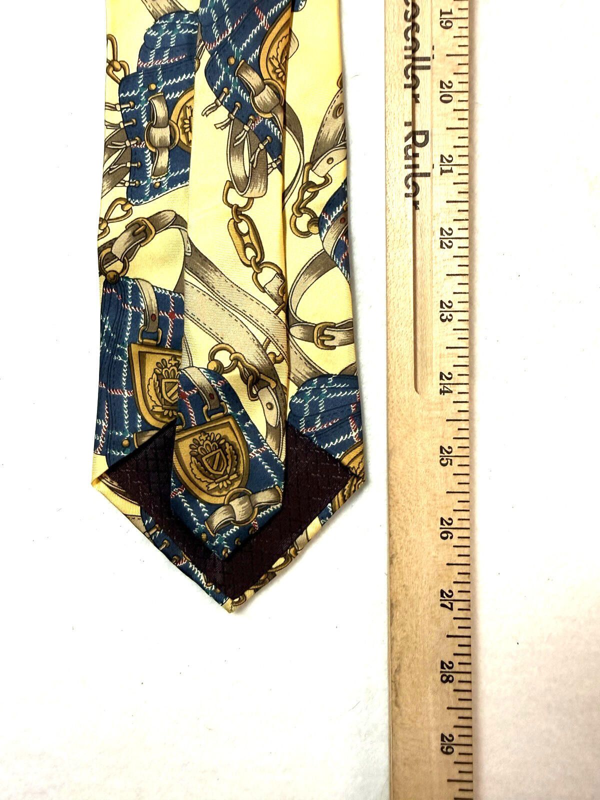 Hathaway Golf Vintage Hathaway Silk Tie Equestrian Horse Made USA Size ONE SIZE - 5 Thumbnail