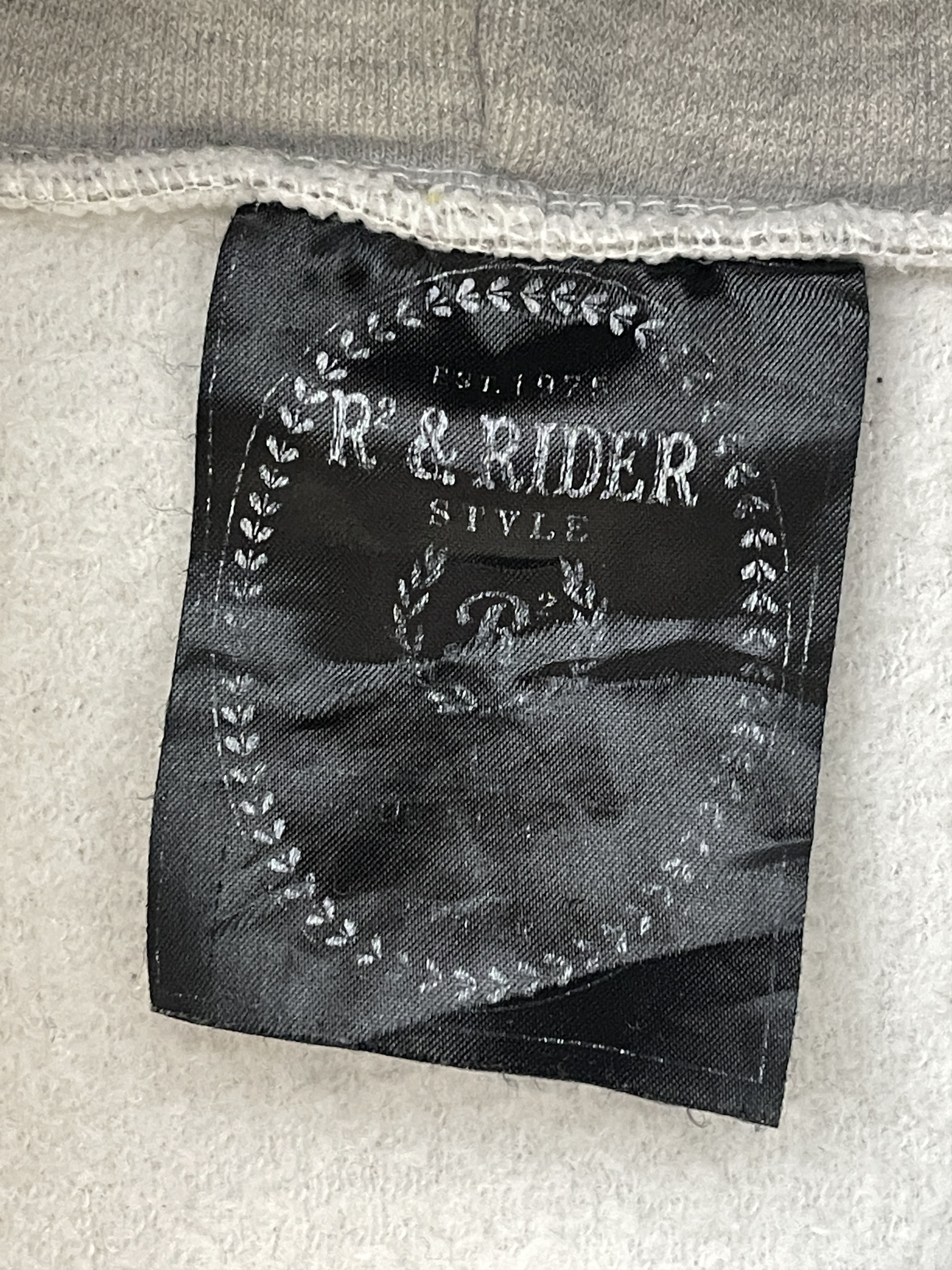 Japanese Brand 2000s R2 Rider Japan Archive Fur Skull Vkei Style Hoodie Size US L / EU 52-54 / 3 - 6 Thumbnail