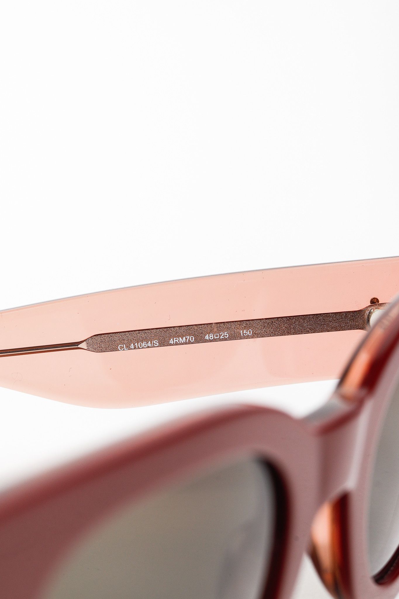 Celine Celine CL 41064/S Brown Retro Style Acetate Sunglasses Size ONE SIZE - 7 Thumbnail