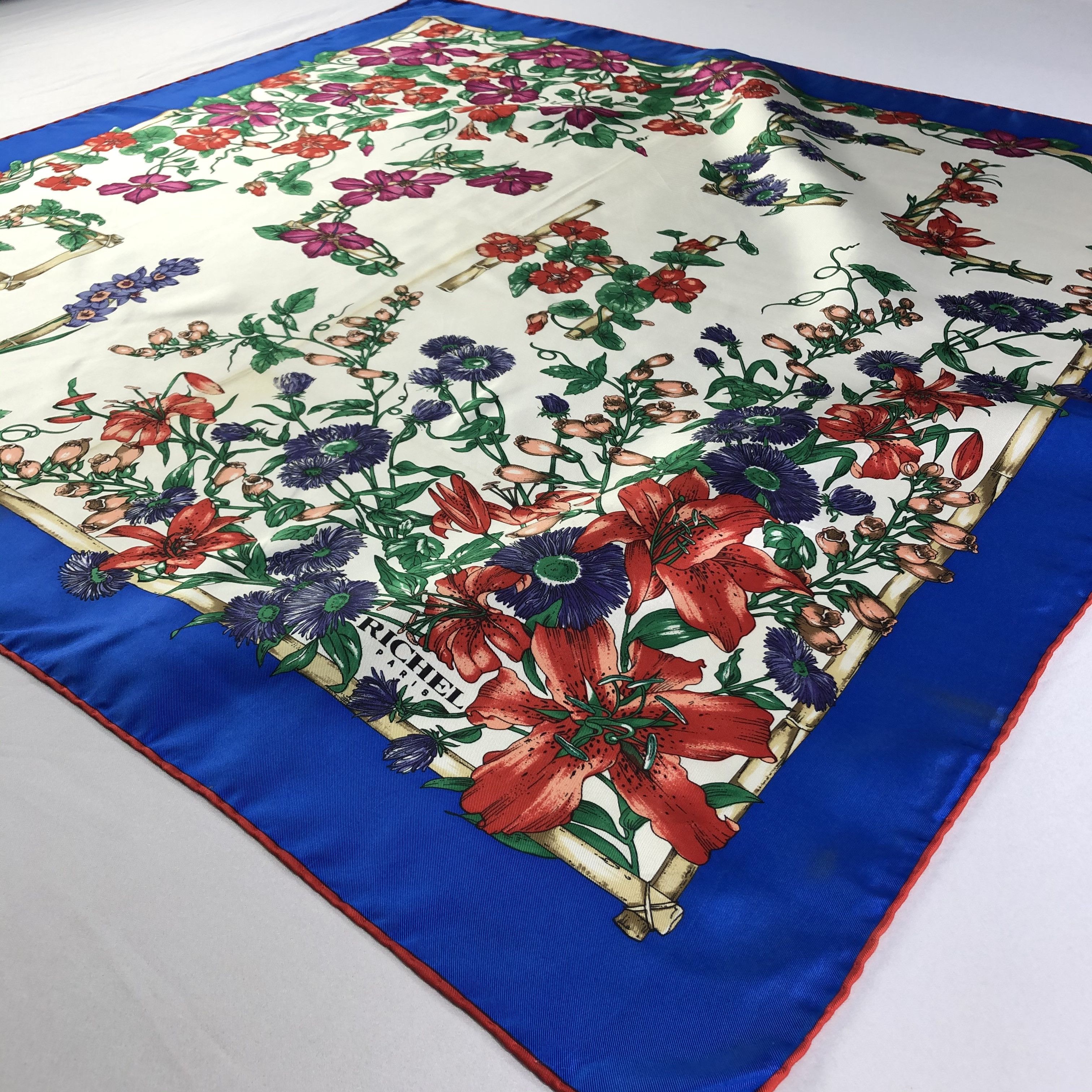 Vintage Vintage Richel Paris Silk Scarf Size ONE SIZE - 4 Thumbnail