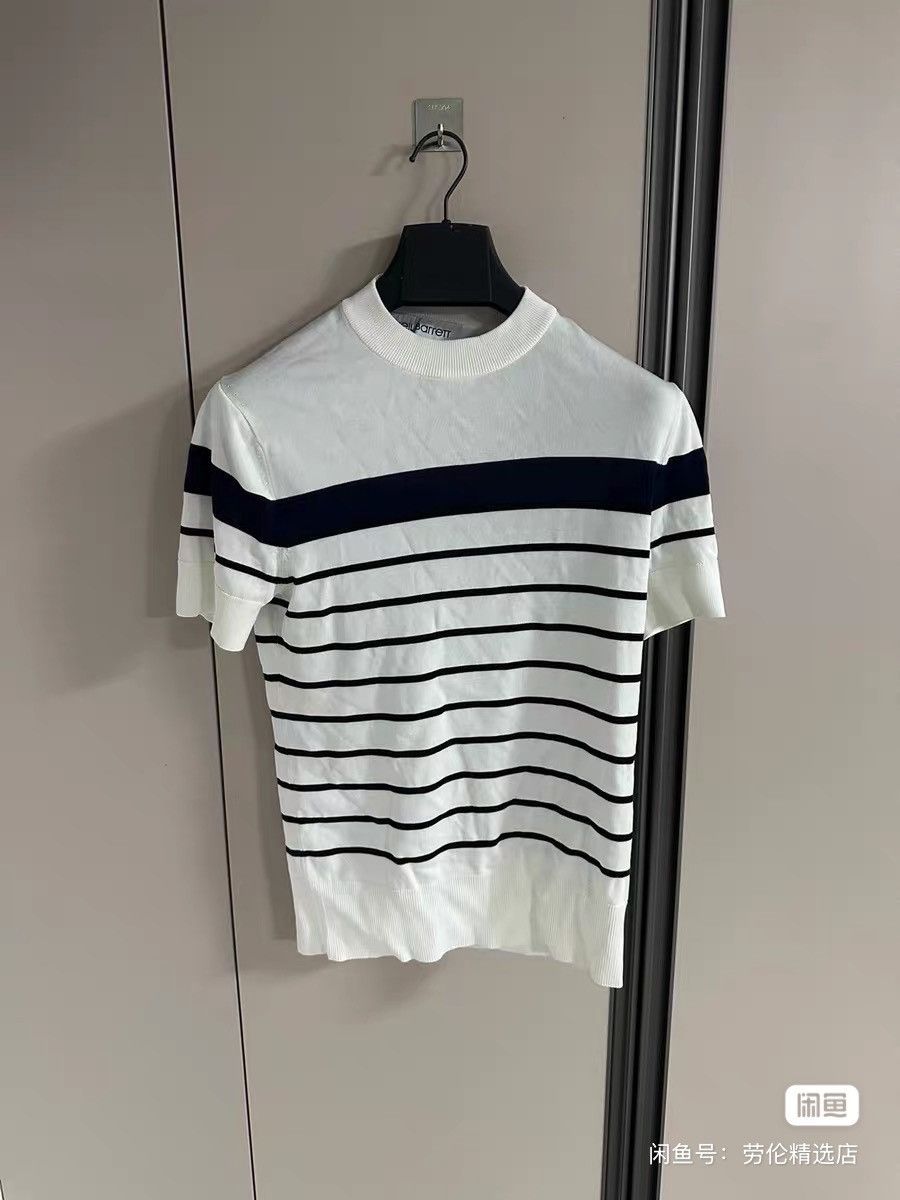 Neil Barrett NEIL BARRETT Striped Knitwear top shirt Size US M / EU 48-50 / 2 - 2 Thumbnail