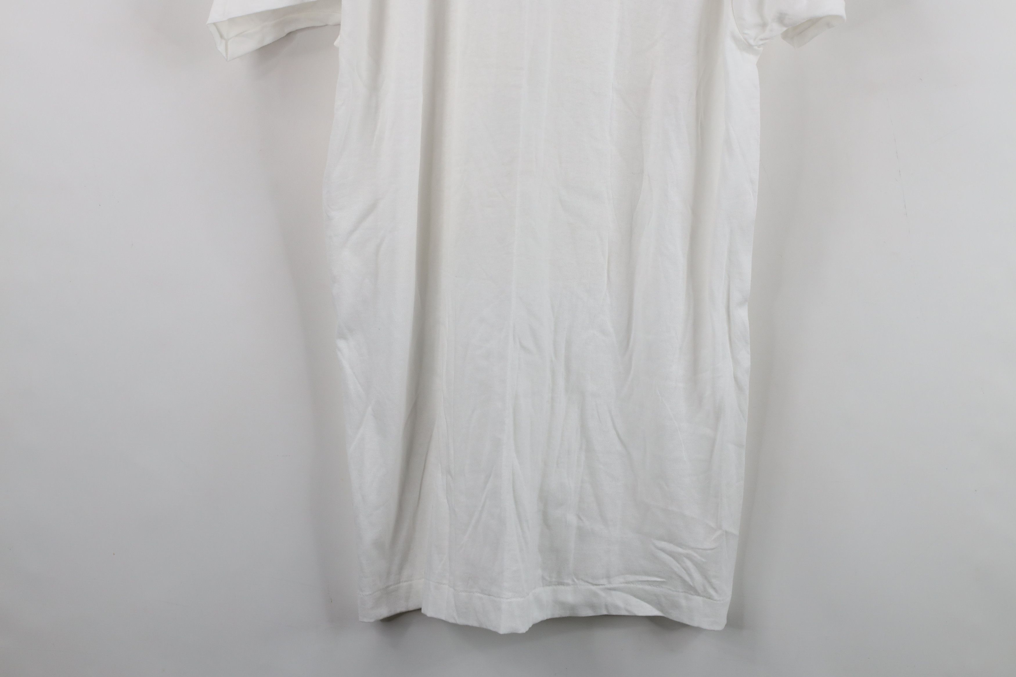 Vintage Vintage 90s Streetwear Cotton Short Sleeve T-Shirt White USA Size US XL / EU 56 / 4 - 9 Thumbnail