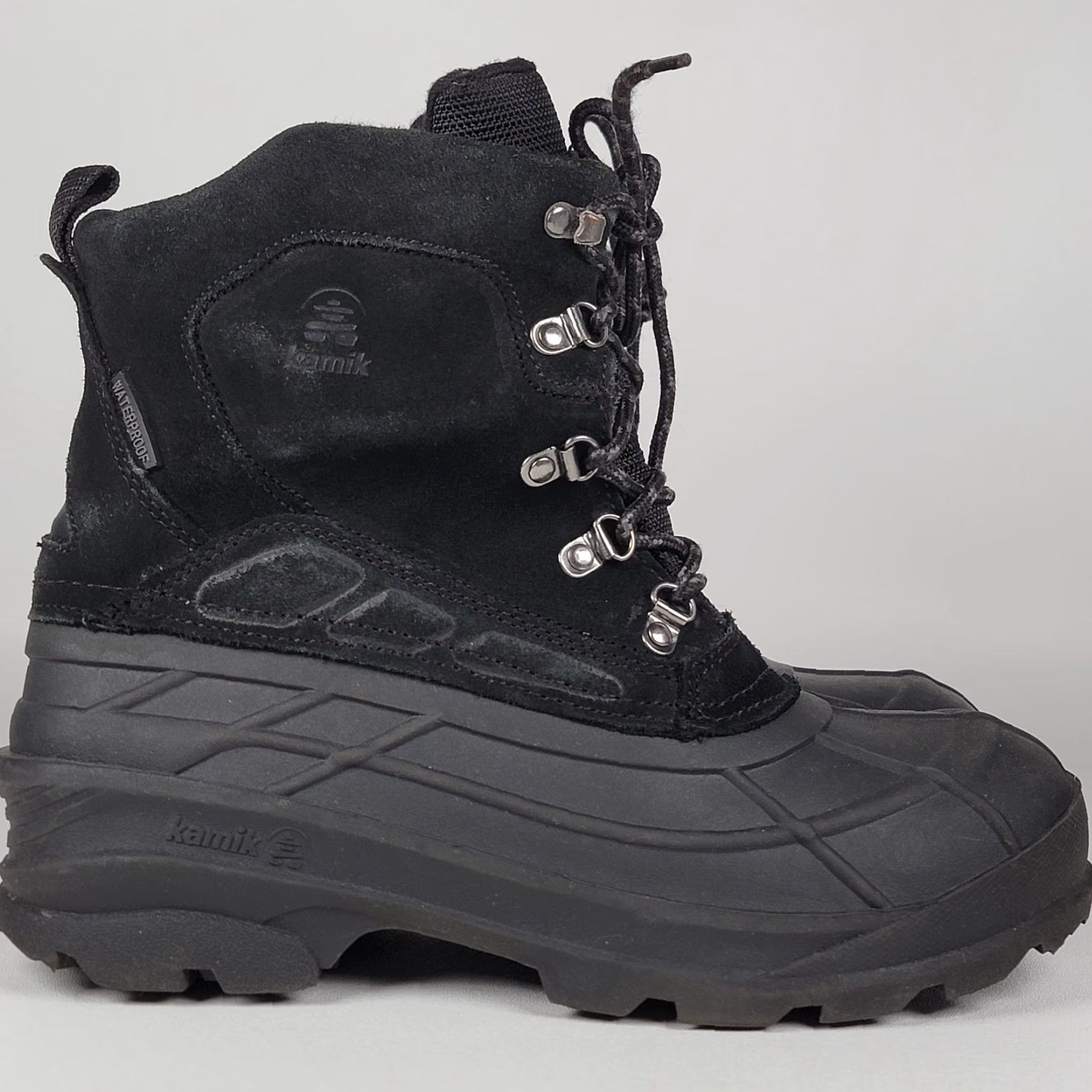 Vintage Kamik Fargo 2 Waterproof Winter Boots Black Suede Men's Size 9 Size US 8 / EU 41 - 2 Thumbnail