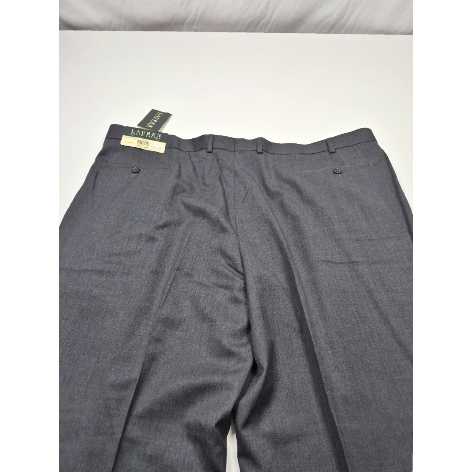Ralph Lauren VINTAGE Ralph Lauren Dress Pants Men's 46 Gray Wool Pleated NWT Unhemmed Size US 30 / EU 46 - 6 Thumbnail