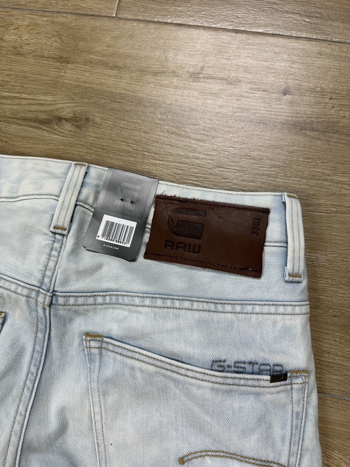 G-Star NEW🏷️ G-Star Raw 3301 Straight Denim Jeans Size US 29 - 11 Thumbnail