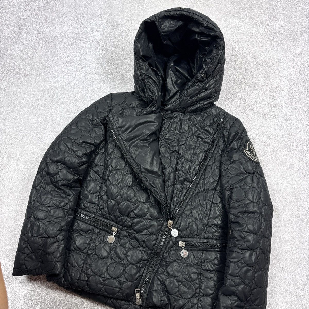 Moncler Women`s Moncler Black Puffer Quilted Hooded Jacket Size XS Size XS / US 0-2 / IT 36-38 - 8 Thumbnail