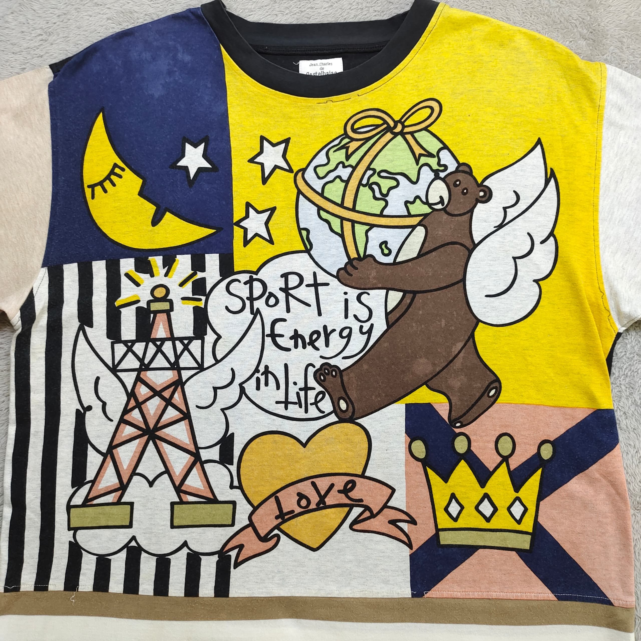 Jean Charles De Castelbajac Vintage Charles de Castelbajac Bear Graphic Tee Size US M / EU 48-50 / 2 - 4 Thumbnail