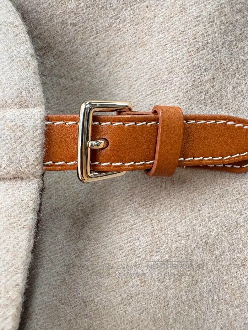 Hermes Hermes Gentle temperament double-sided 100% cashmere overs Size XS / US 0-2 / IT 36-38 - 3 Thumbnail