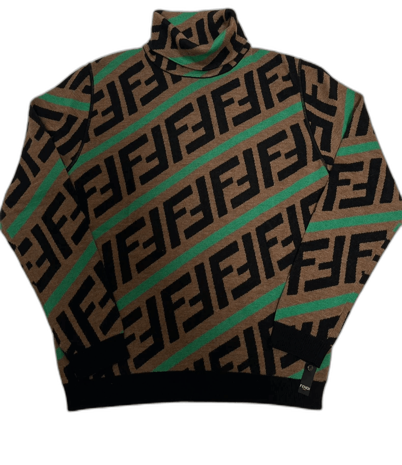 Fendi Fendi Patterned Sweater Size 48 New Size US L / EU 52-54 / 3 - 1 Thumbnail