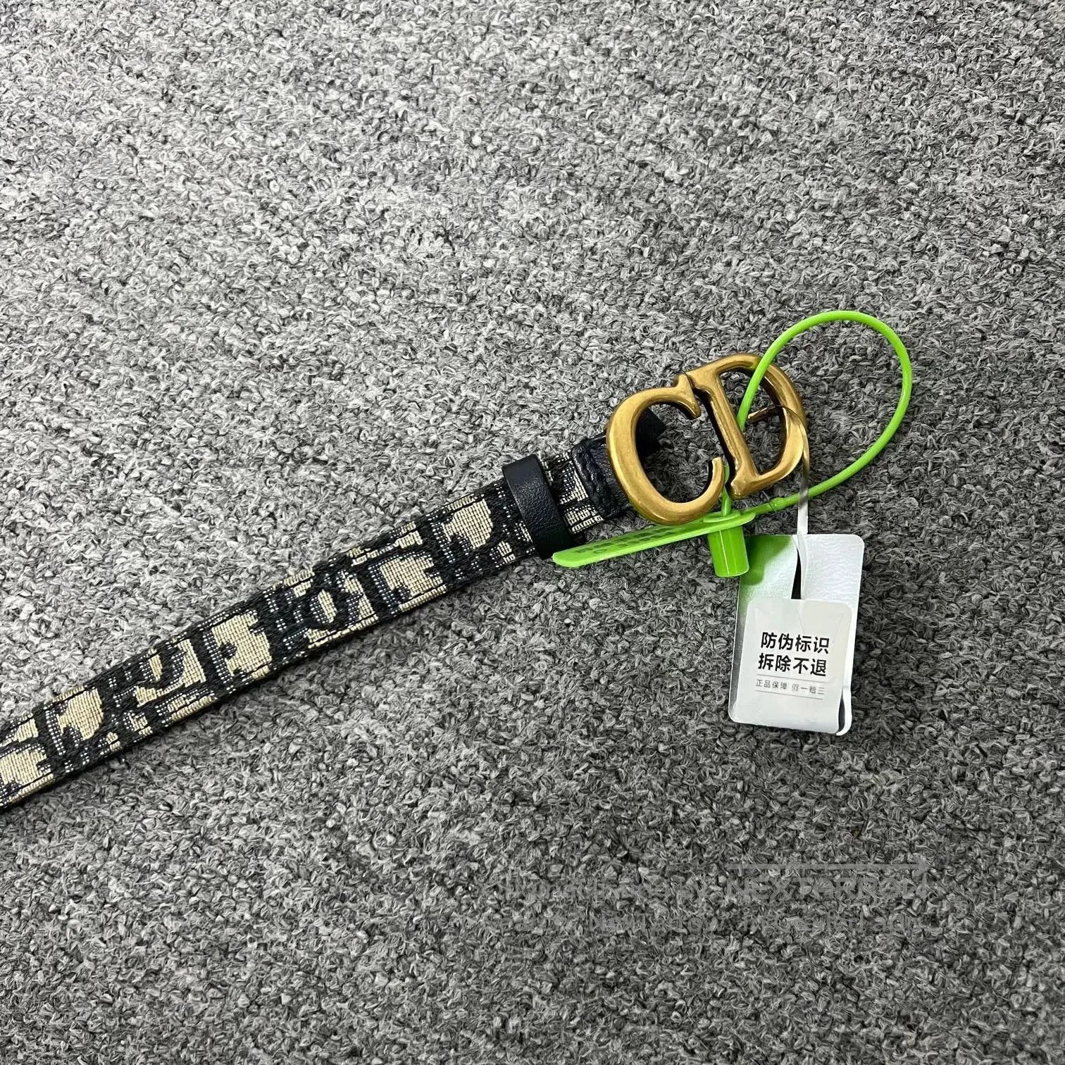 Dior Dior Narrow Monogram Belt 70cm. Size ONE SIZE - 1 Thumbnail