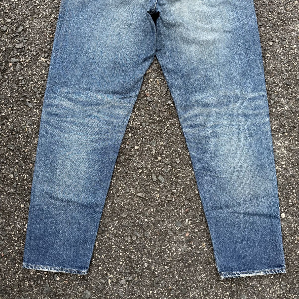 Japanese Brand VINTAGE YUNAHICA BUTTON FLY DENIM RIPPEP JEANS PANT Size US 33 - 12 Thumbnail