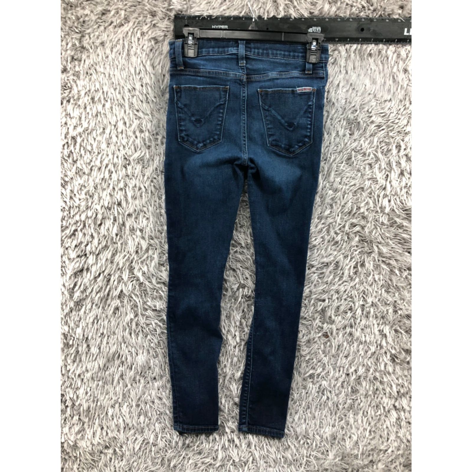 Hudson Hudson Natalie Skinny Jeans Womens Medium Wash Blue Size 27 Regular Denim 5-Pocket Size 27" / US 4 / IT 40 - 5 Thumbnail