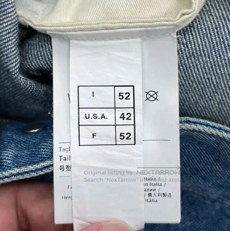 Valentino Valentino Blue Denim Jacket for Men . Size US XL / EU 56 / 4 - 4 Thumbnail