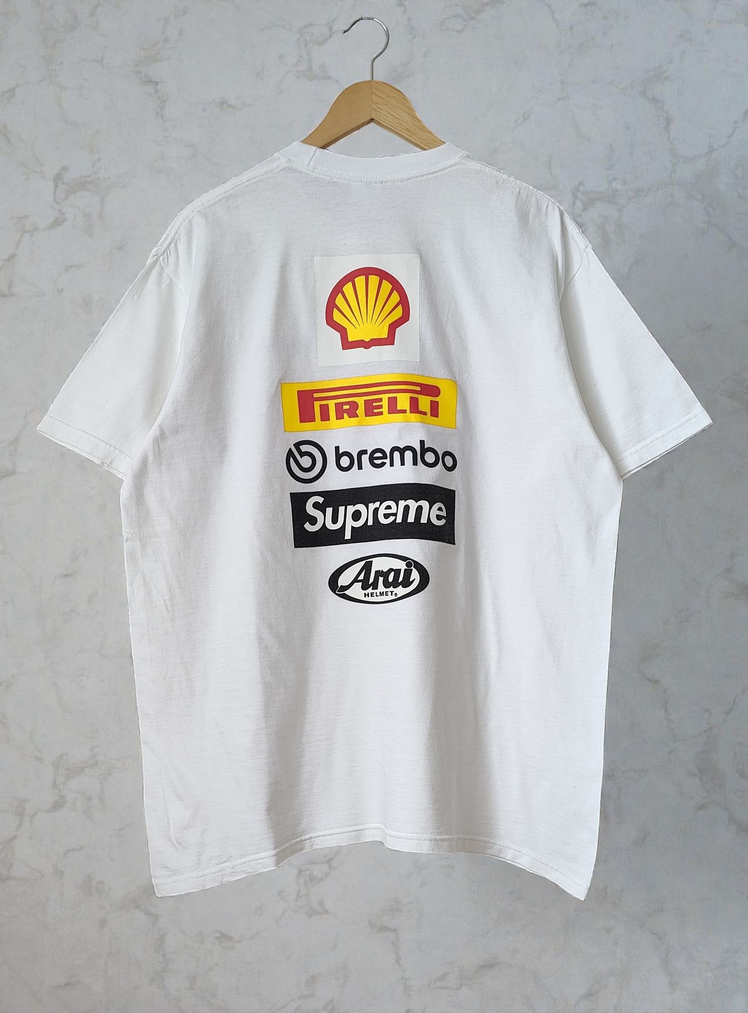 Supreme Supreme x Ducati SS24 White Logo Tshirt Size US L / EU 52-54 / 3 - 2 Thumbnail