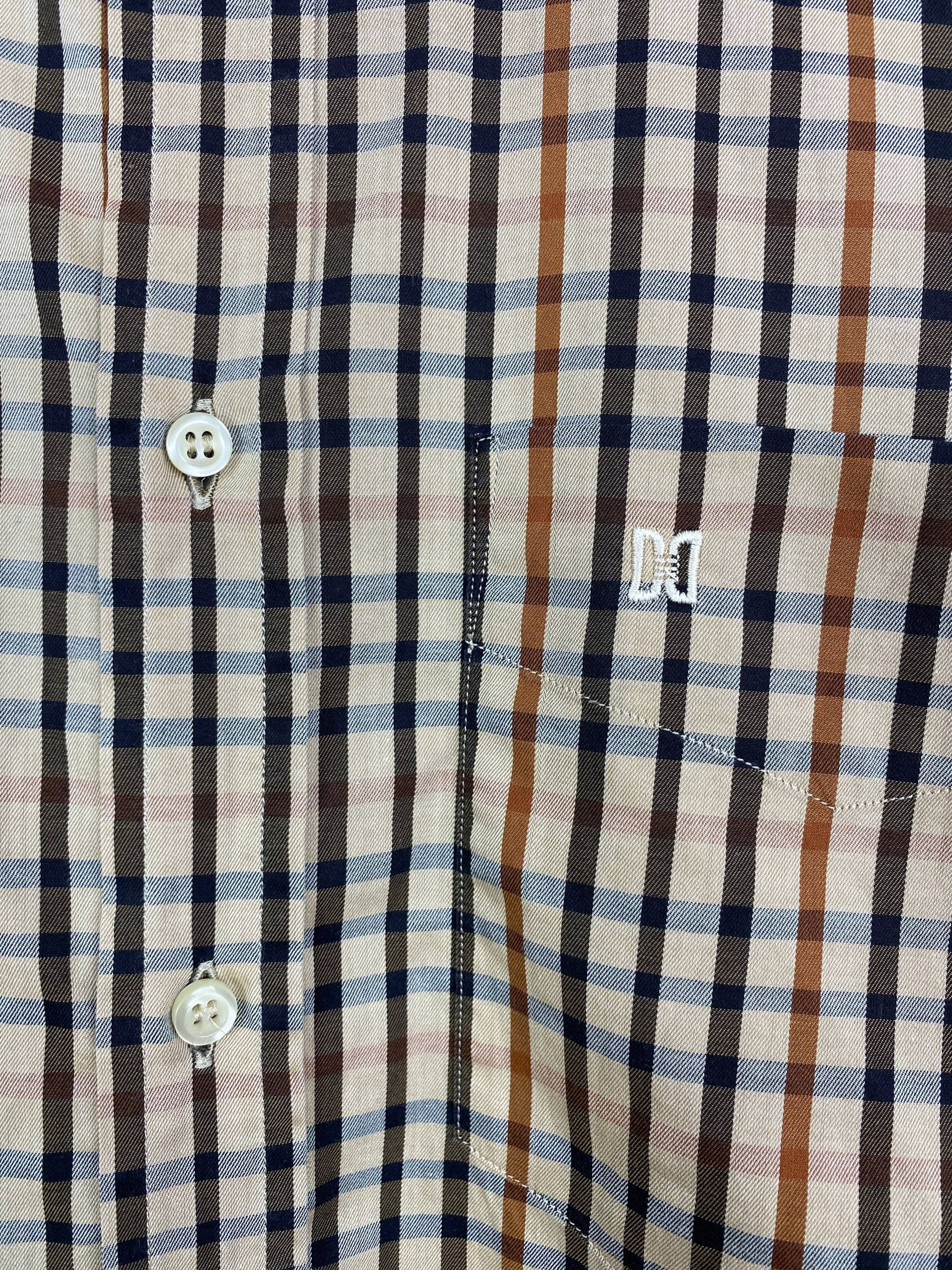 DAKS DAKS London Signature House Check Button-Down Shirt Size M Size US M / EU 48-50 / 2 - 2 Thumbnail