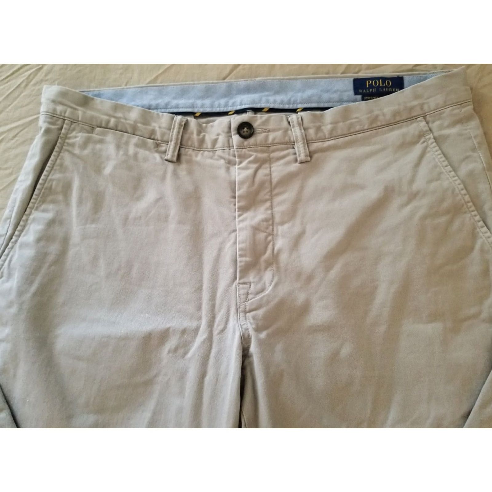 Polo Ralph Lauren Polo Ralph Lauren Pants Chino Cotton Beige 34x32 Regular Mens Size US S / EU 44-46 / 1 - 4 Thumbnail