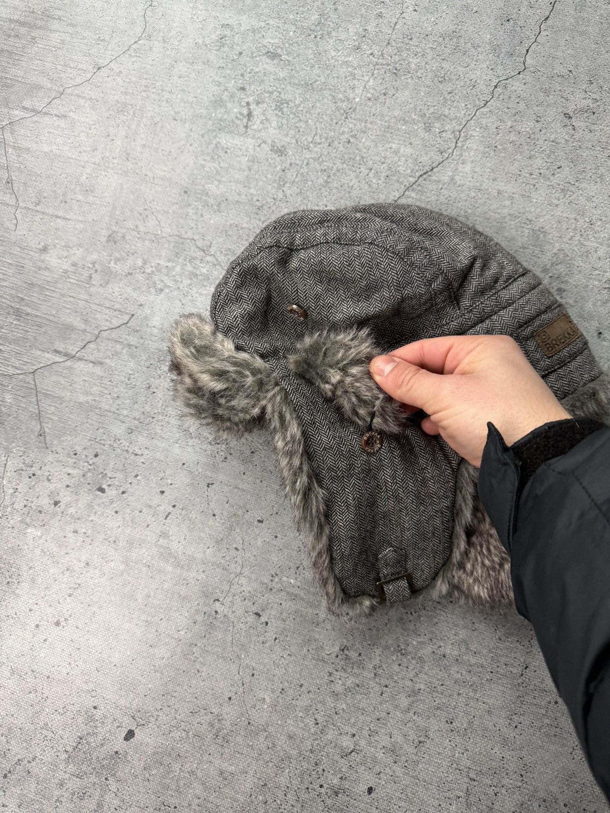 Vintage Ushanka Mohair Faux Fur Y2K Style Trapper Hat Size ONE SIZE - 7 Thumbnail