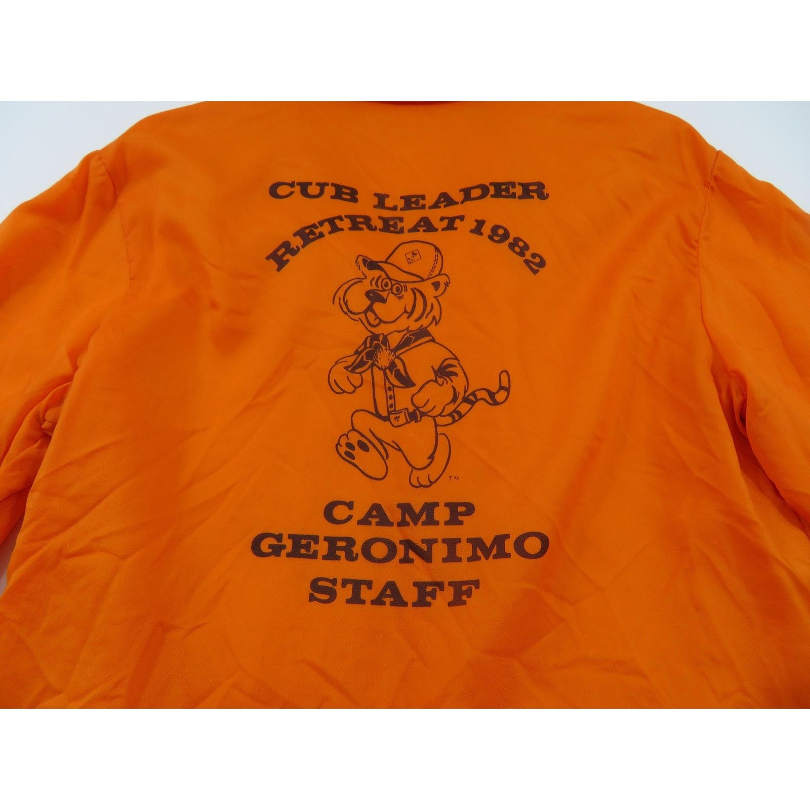 Other BSA Boyscouts 1982 Camp Geronimo Staff Orange Jacket Sz M Size US M / EU 48-50 / 2 - 2 Thumbnail
