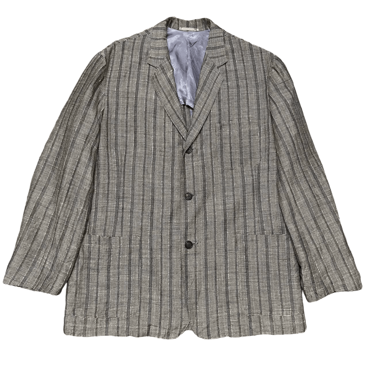 Yohji Yamamoto Ys For Men by Yohji Yamamoto Striped Blazer Jacket Size US M / EU 48-50 / 2 - 1 Thumbnail
