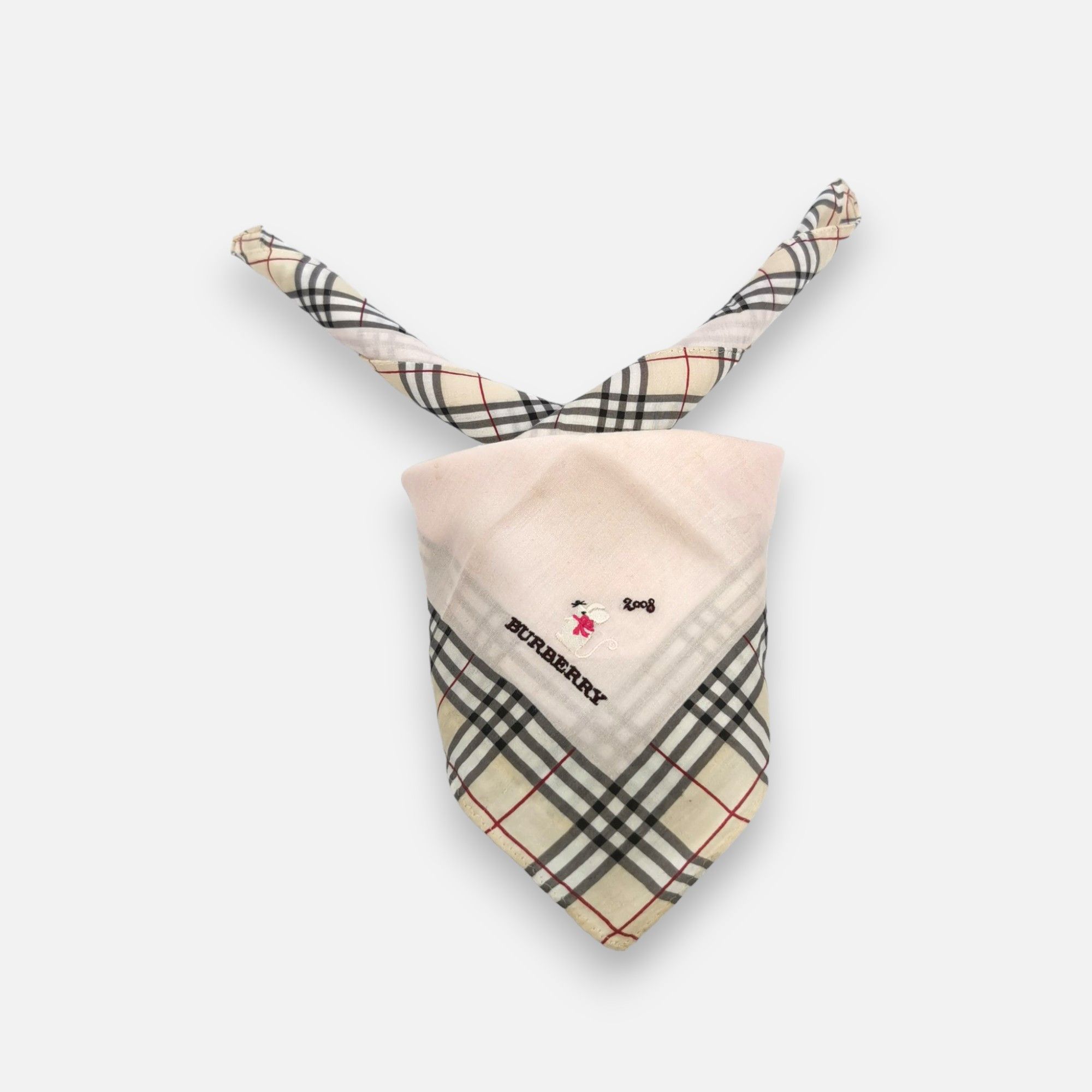 Burberry × Vintage Vintage Burberry Handkerchief Pocket Square Bandana Size ONE SIZE - 1 Thumbnail