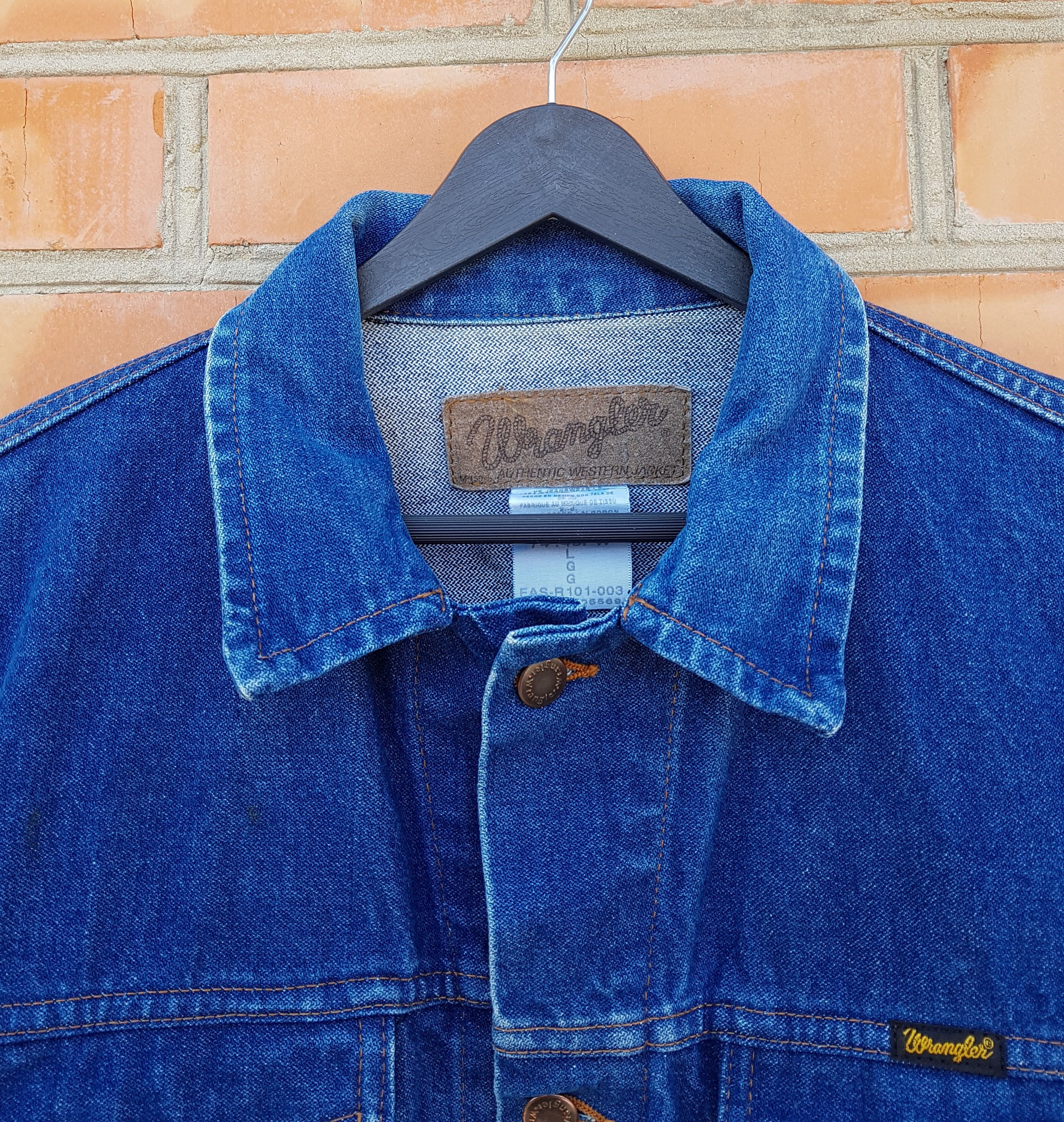 Wrangler Metallica WorldWired Vintage Wrangler Denim Jean Jacket sz L Size US L / EU 52-54 / 3 - 4 Thumbnail