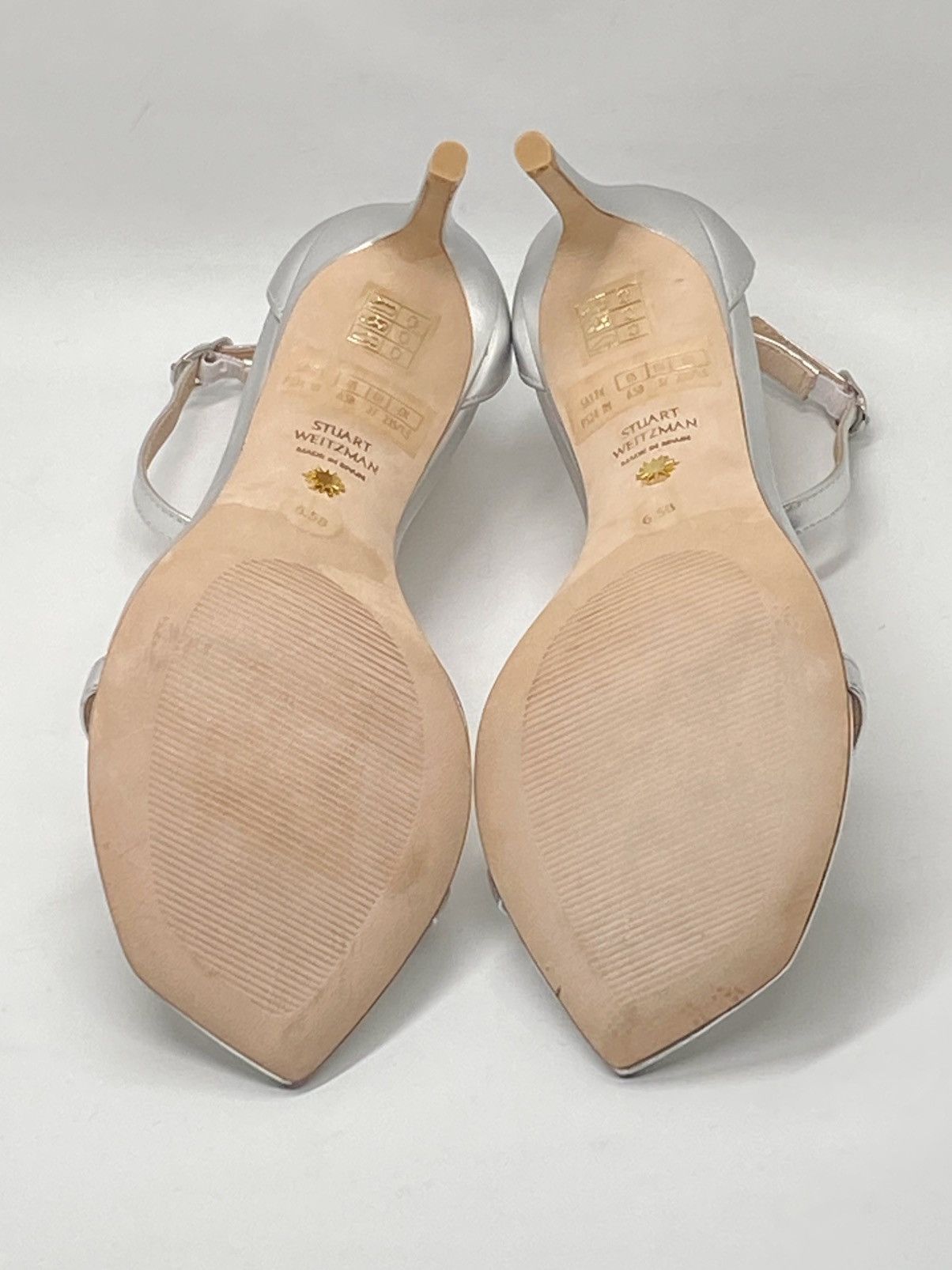 Stuart Weitzman Stuart Weitzman Metallic Leather Sandals size 6.5 Size US 6.5 / IT 36.5 - 10 Thumbnail