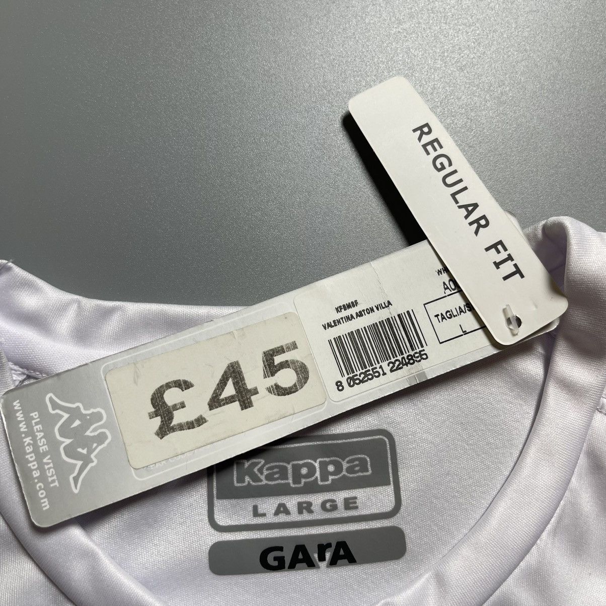 Kappa × Vintage WOMENS ASTON VILLA KAPPA 2020/2021 SOCCER PRE MATCH JERSEY Size L / US 10 / IT 46 - 5 Thumbnail
