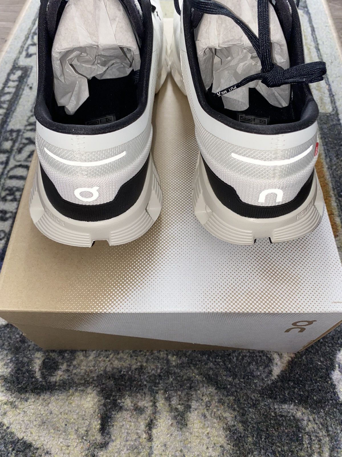 On On Running Cloud X 3 Ivory Black Size US 11.5 / EU 44-45 - 6 Thumbnail