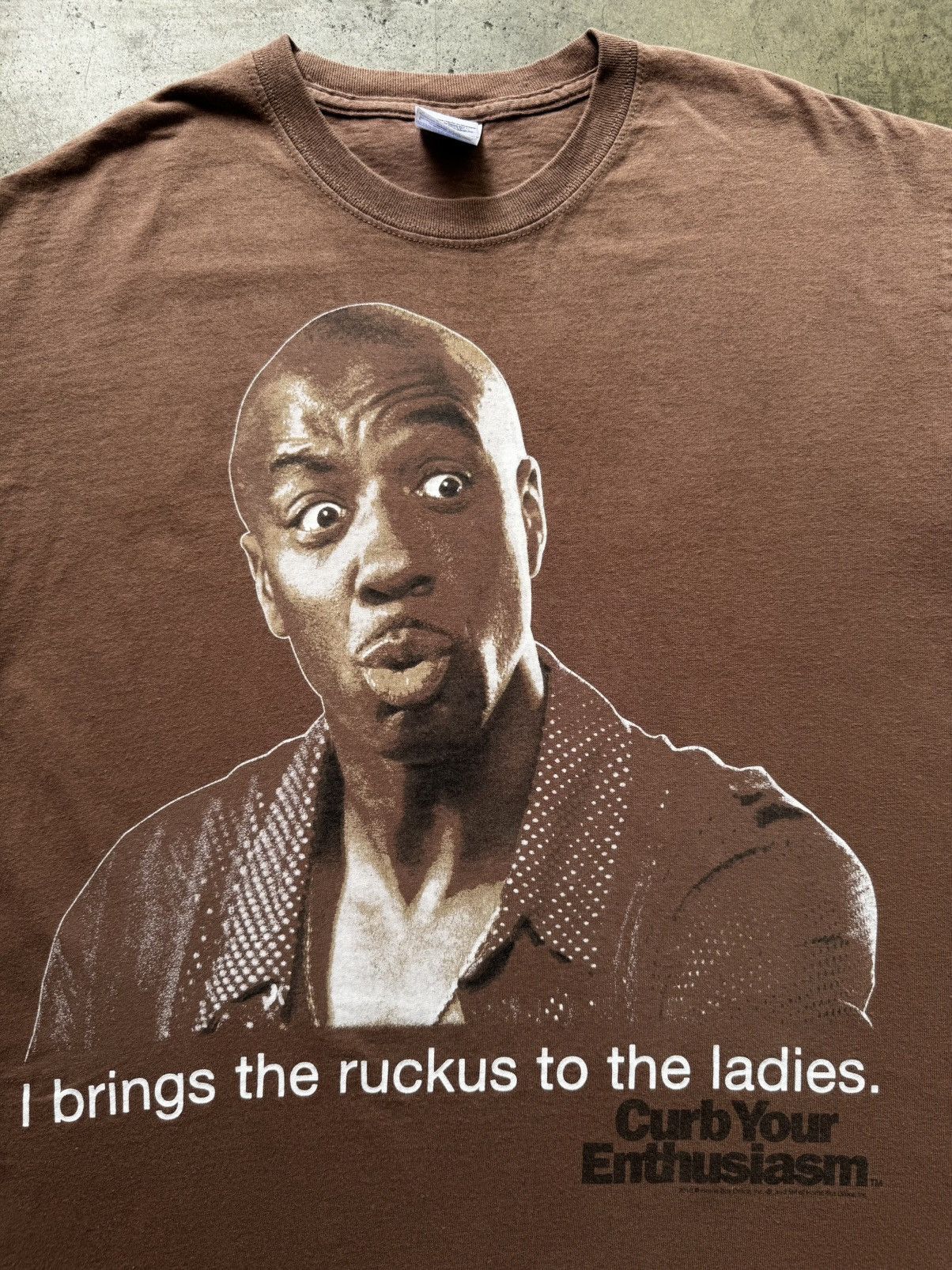 Vintage 2010 Curb Your Enthusiasm Leon TV Comedy Tee Shirt Seinfeld Size US L / EU 52-54 / 3 - 3 Thumbnail