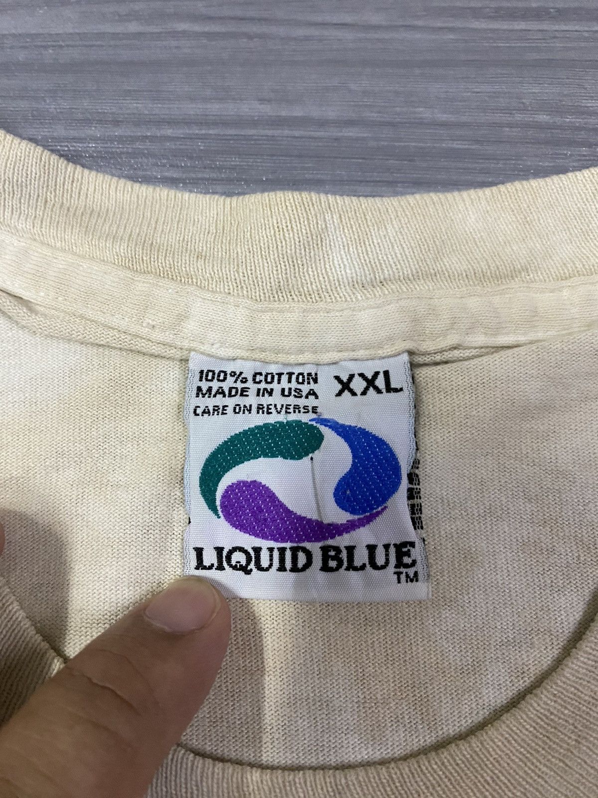 Liquid Blue Vintage Rare 1994 Liquid Blue Lion Tie-Dye Shirt Size US XXL / EU 58 / 5 - 9 Thumbnail