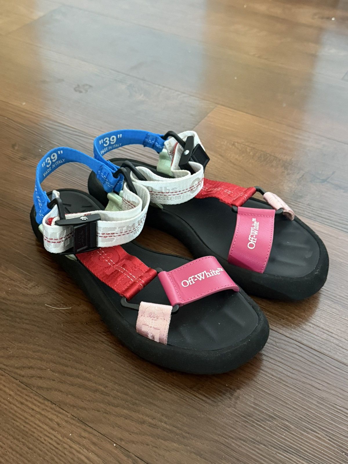 Off-White OFF-WHITE TREK FLATFORM SANDALS Size US 9 / IT 39 - 1 Thumbnail