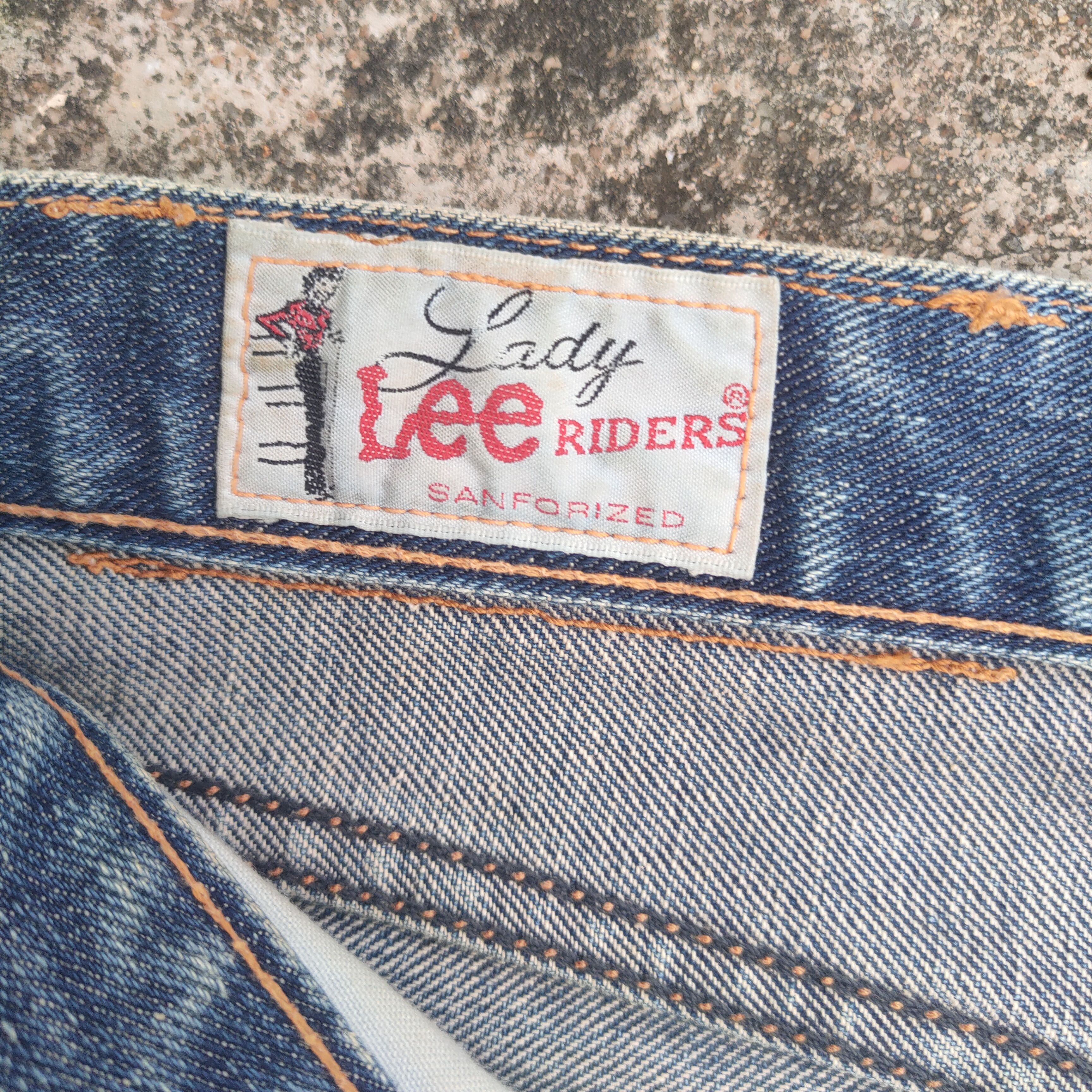 Lee VINTAGE LADY LEE RIDER FADED JEANS DENIM PANTS Size US 32 / EU 48 - 7 Thumbnail