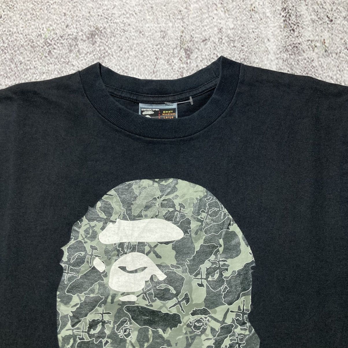 Bape × Kaws Vintage Bape X Kaws Skullta Big Head Logo Nigo T-shirt Black Size US S / EU 44-46 / 1 - 5 Thumbnail