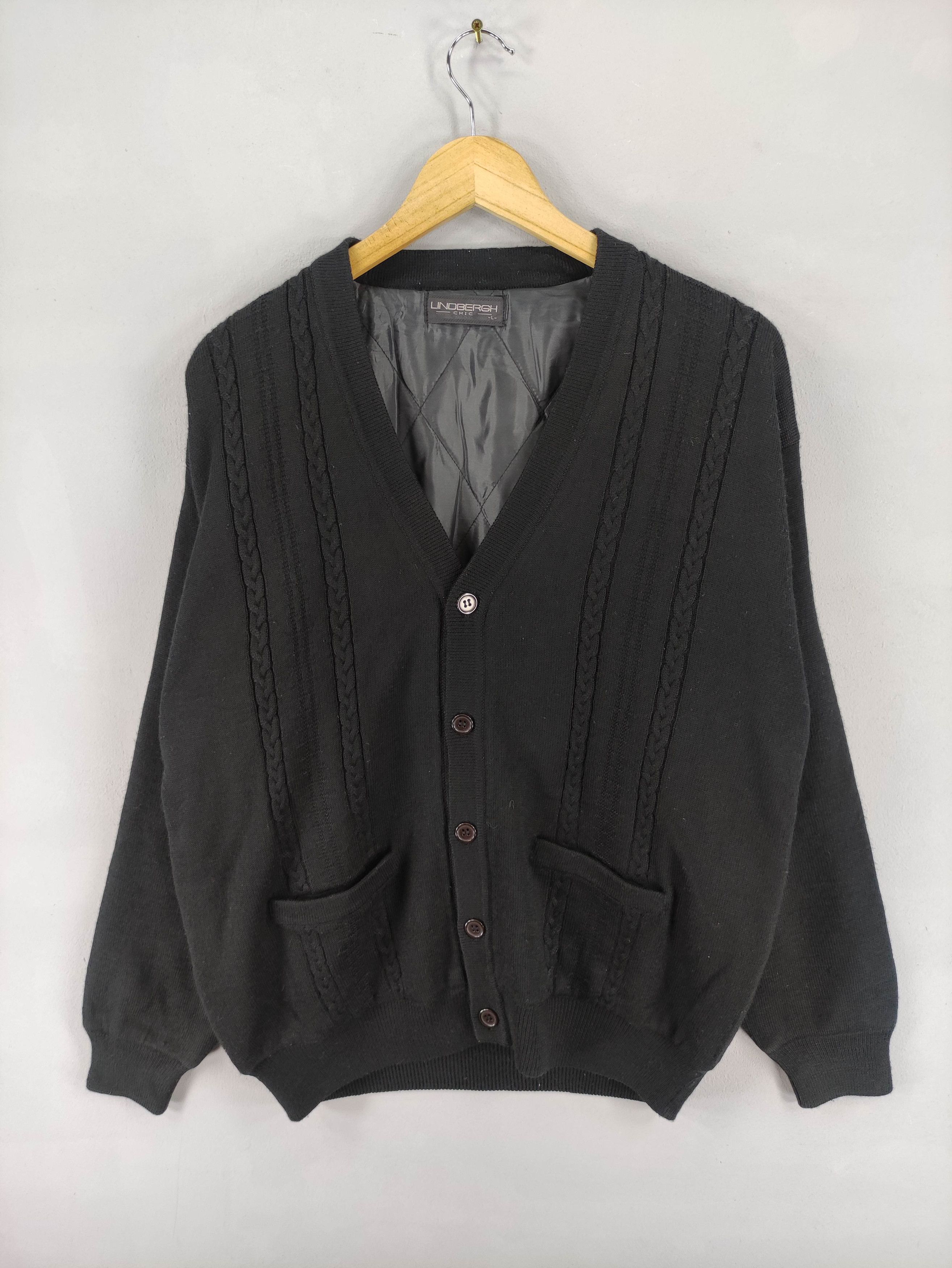Lindbergh Vintage Lindbergh Cardigan Sweater Jacket Button Up Size US L / EU 52-54 / 3 - 1 Thumbnail