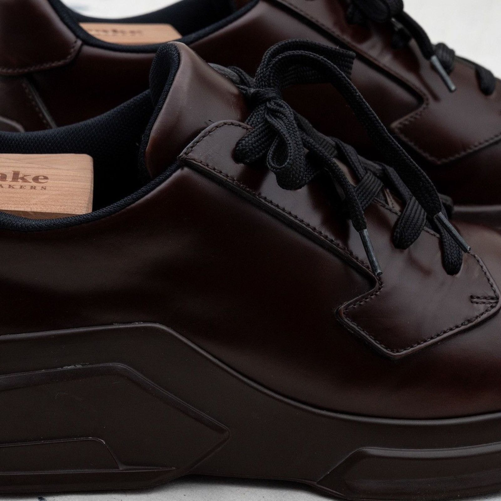 Prada Iconic prada milano dark brown chunky sole leather sneakers Size US 8.5 / EU 41-42 - 9 Thumbnail