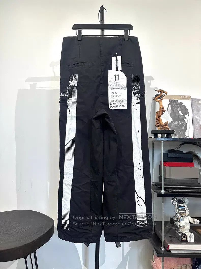 Boris Bidjan Saberi Boris Bidjan Saberi Size M 11by bbs P15 printed wide-leg pa Size US 30 / EU 46 - 2 Thumbnail