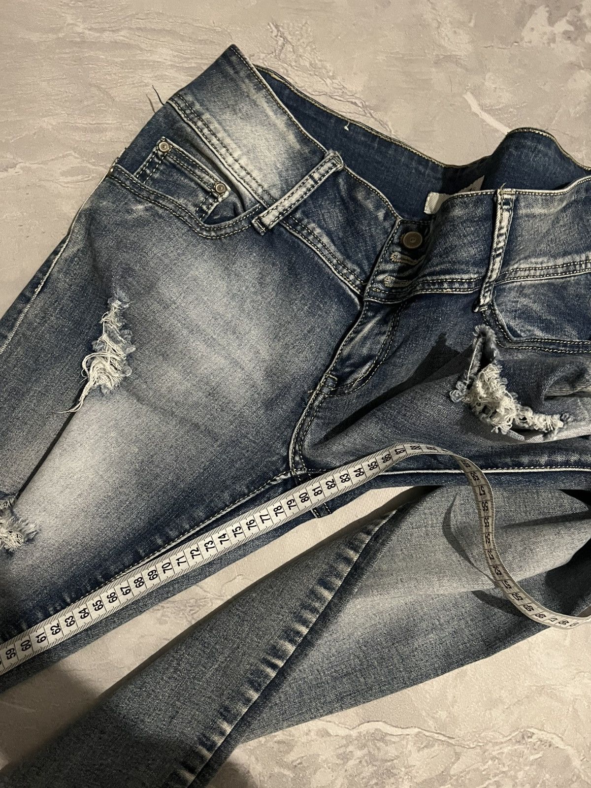 Vintage Glamour Skinny Sexy Fit Avan / Vintage Washed Designer 90 Size US 31 - 7 Thumbnail