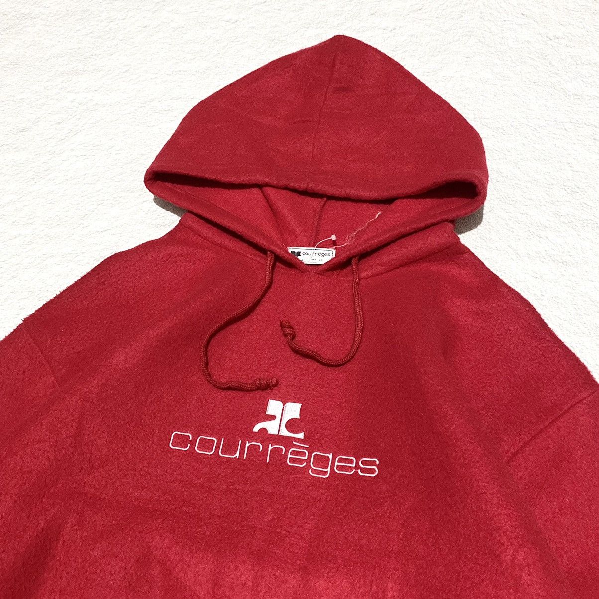 Courreges 🔥RARE🔥 Courreges 2000s Fleece Hoodie Size US M / EU 48-50 / 2 - 2 Thumbnail