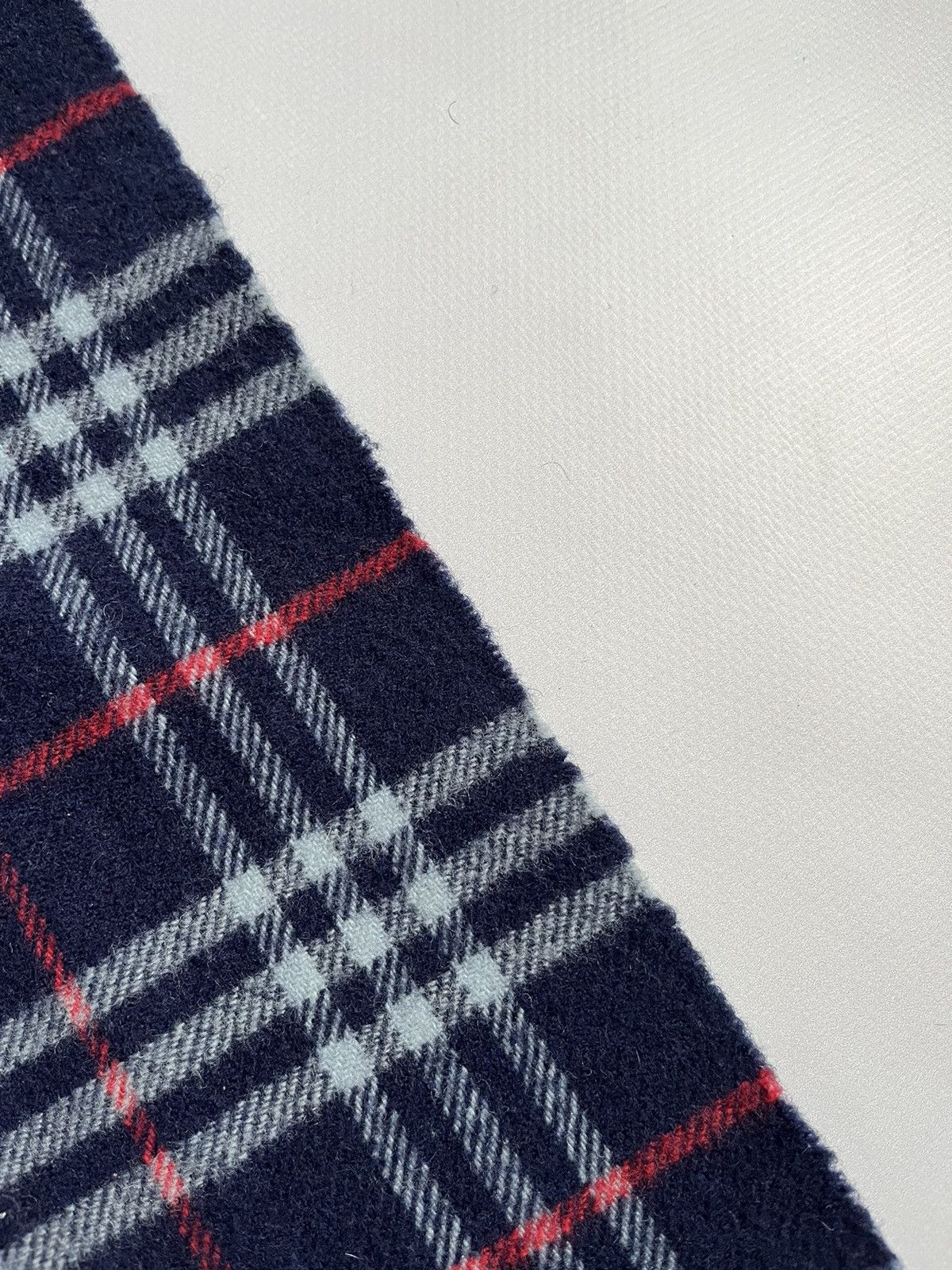 Burberry Burberry London Blue Checkered Plaid Lambswool Scarf Scarve Size ONE SIZE - 9 Thumbnail
