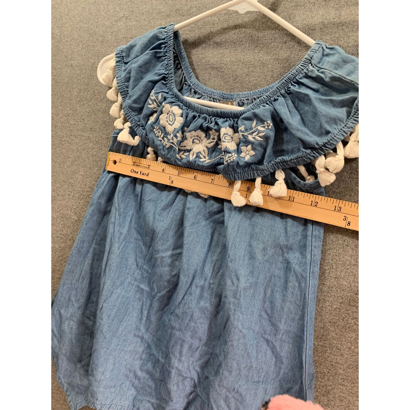 Other Self Esteem Kids Clothing Size S Blue Denim Shirts Tops Size XXS / US 00 / IT 34 - 4 Thumbnail